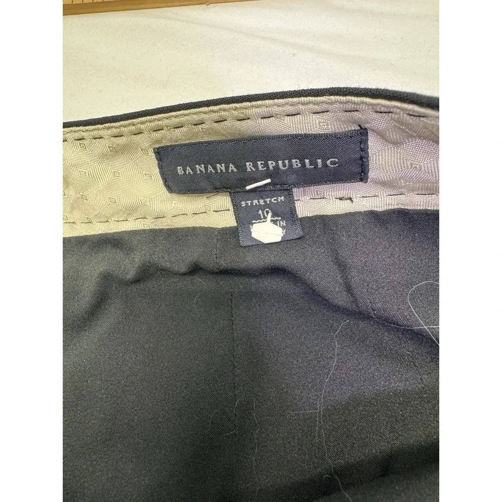 Banana Republic Black Midi Pencil Skirt Stretch Career Women's‎ 10 Stretch Pride